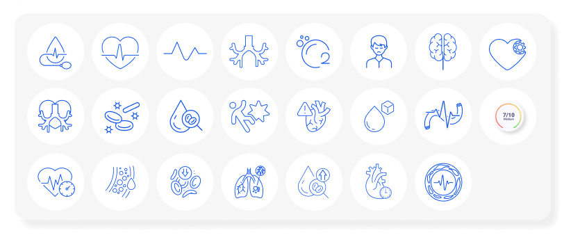 Empower end-users anywhere to measure and share an extensive range of health parameters 